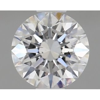 0.42 Carat Round F SI1 EX GIA Natural Diamond