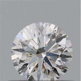 0.41 Carat Round F VVS2 EX IGI Natural Diamond