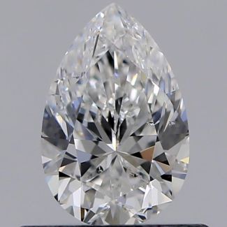 0.50 Carat Pear E SI1 - EX VG GIA Natural Diamond