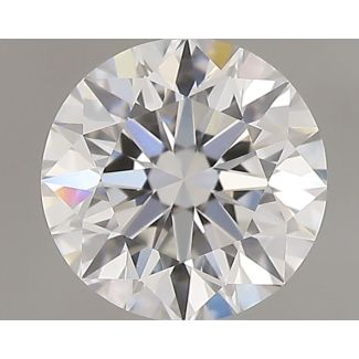 0.55 Carat Round F VS1 EX GIA Natural Diamond