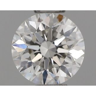 0.4 Carat Round H IF EX GIA Natural Diamond