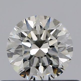 0.40 Carat Round I VVS2 VG EX GIA Natural Diamond