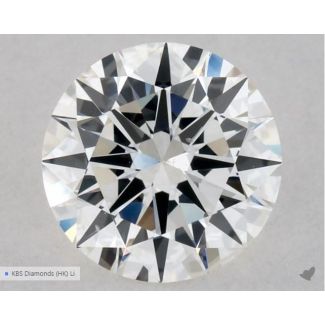 0.7 Carat Round H SI1 EX GIA Natural Diamond