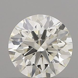 0.43 Carat Round H VVS1 EX IGI Natural Diamond