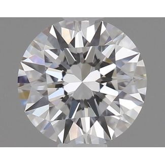 0.35 Carat Round F VVS2 EX GIA Natural Diamond