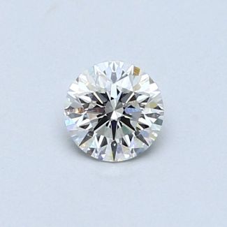 0.39 Carat Round G SI1 VG EX GIA Natural Diamond