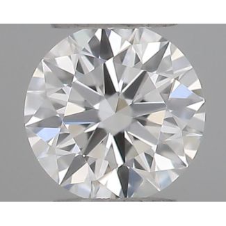 0.19 Carat Round G IF EX GIA Natural Diamond