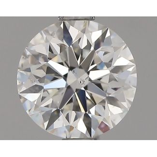 1.34 Carat Round H VS2 EX GIA Natural Diamond