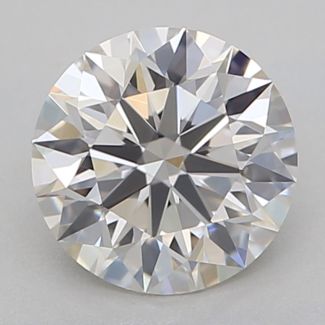 0.55 Carat Round H VVS1 EX GIA Natural Diamond