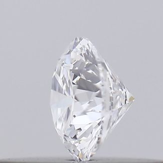 0.19 Carat Round D VVS2 EX GIA Natural Diamond