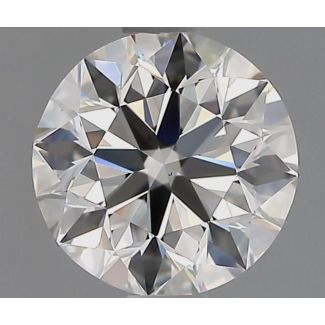 0.95 Carat Round H VS1 EX IGI Natural Diamond