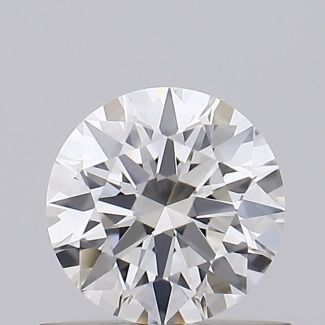 0.5 Carat Round H VVS2 EX GIA Natural Diamond