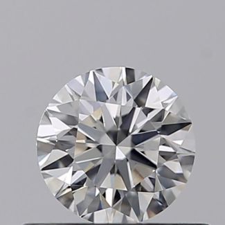 0.40 Carat Round F VS2 VG EX GIA Natural Diamond