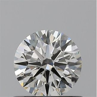 0.55 Carat Round H VS1 EX IGI Natural Diamond