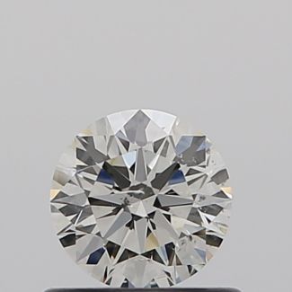 0.50 Carat Round K SI2 EX GIA Natural Diamond