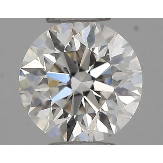 0.3 Carat Round H VVS1 EX IGI Natural Diamond