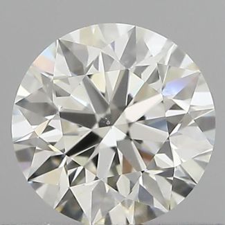 0.6 Carat Round H VS1 EX IGI Natural Diamond