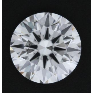 0.56 Carat Round E SI2 EX VG GIA Natural Diamond