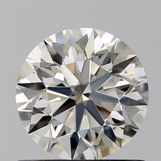 0.72 Carat Round K VS2 EX GIA Natural Diamond