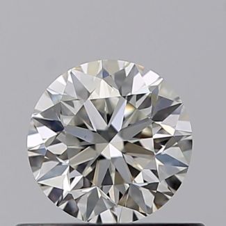 0.45 Carat Round I VS2 VG EX GIA Natural Diamond