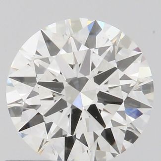 0.61 Carat Round H SI1 EX GIA Natural Diamond