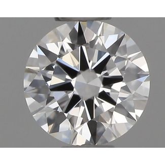 0.32 Carat Round F VVS2 EX GIA Natural Diamond