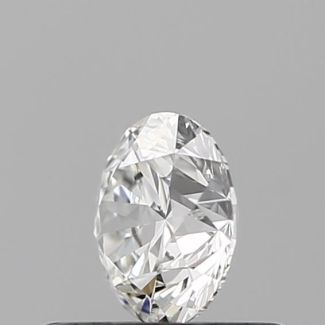 0.4 Carat Round H VVS1 EX GIA Natural Diamond