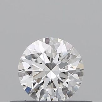 0.33 Carat Round D VVS1 EX GIA Natural Diamond