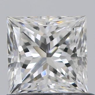 0.70 Carat Princess E VS1 - EX VG GIA Natural Diamond