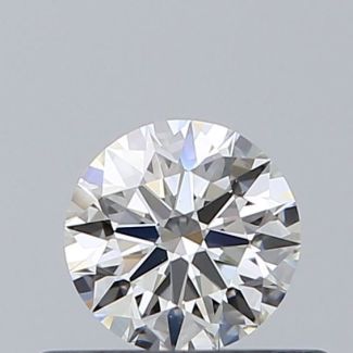 0.37 Carat Round H VS1 EX VG GIA Natural Diamond