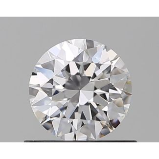 0.6 Carat Round D VS1 EX GIA Natural Diamond