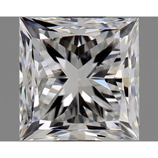 0.70 Carat Princess F VS1 - EX GD GIA Natural Diamond