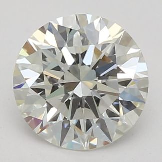 0.60 Carat Round I VVS1 EX GIA Natural Diamond