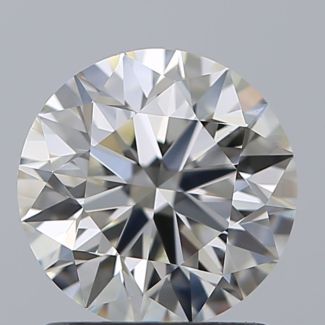 1.23 Carat Round J VS1 EX GIA Natural Diamond