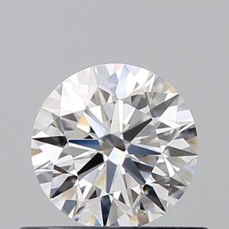 0.55 Carat Round E VS1 EX GIA Natural Diamond