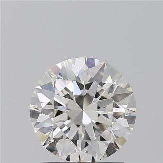 1.5 Carat Round H VVS1 EX GIA Natural Diamond