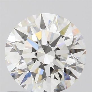 0.80 Carat Round H VVS2 EX GIA Natural Diamond