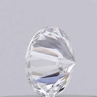 0.18 Carat Round D VVS2 EX GIA Natural Diamond