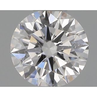 0.30 Carat Round D SI2 EX GIA Natural Diamond