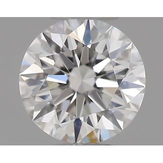 0.23 Carat Round F VVS2 VG EX GIA Natural Diamond