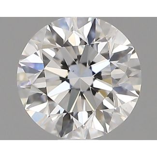 0.51 Carat Round D VS1 EX GD GIA Natural Diamond