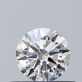 0.36 Carat Round E VVS1 EX GIA Natural Diamond