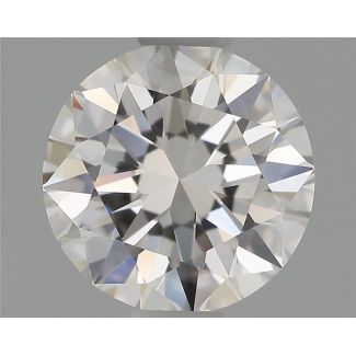 0.70 Carat Round F VVS1 EX GIA Natural Diamond