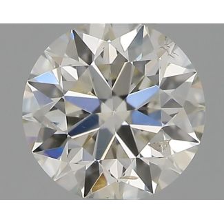 0.31 Carat Round H SI2 EX IGI Natural Diamond