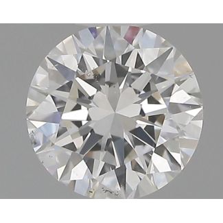 0.51 Carat Round F SI1 EX GIA Natural Diamond