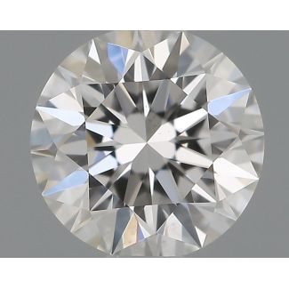 0.55 Carat Round F VS1 EX GIA Natural Diamond