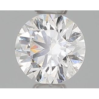 0.32 Carat Round D SI2 EX VG GIA Natural Diamond