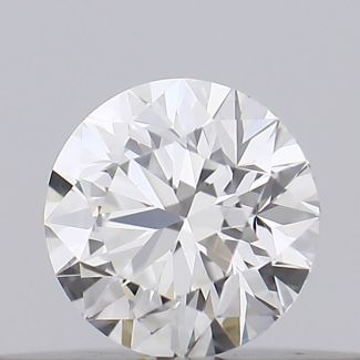 0.18 Carat Round H VVS1 EX GIA Natural Diamond