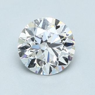 0.9 Carat Round D VVS1 EX GIA Natural Diamond