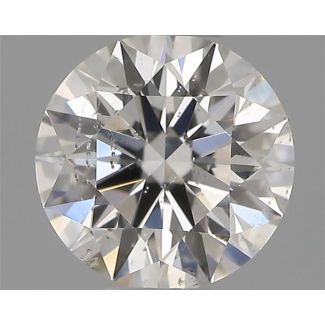 0.36 Carat Round H SI2 EX GIA Natural Diamond